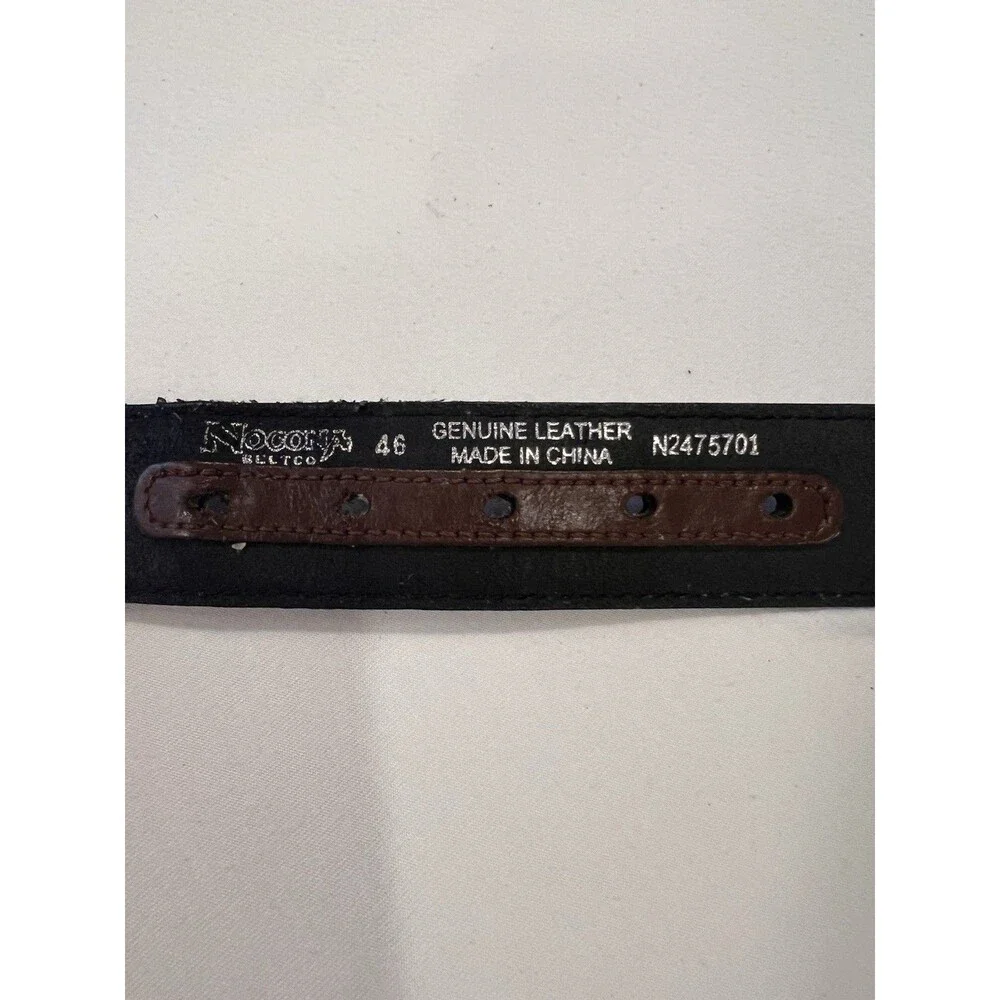 Nocona Genuine Leather Western Belt 46 Distressed